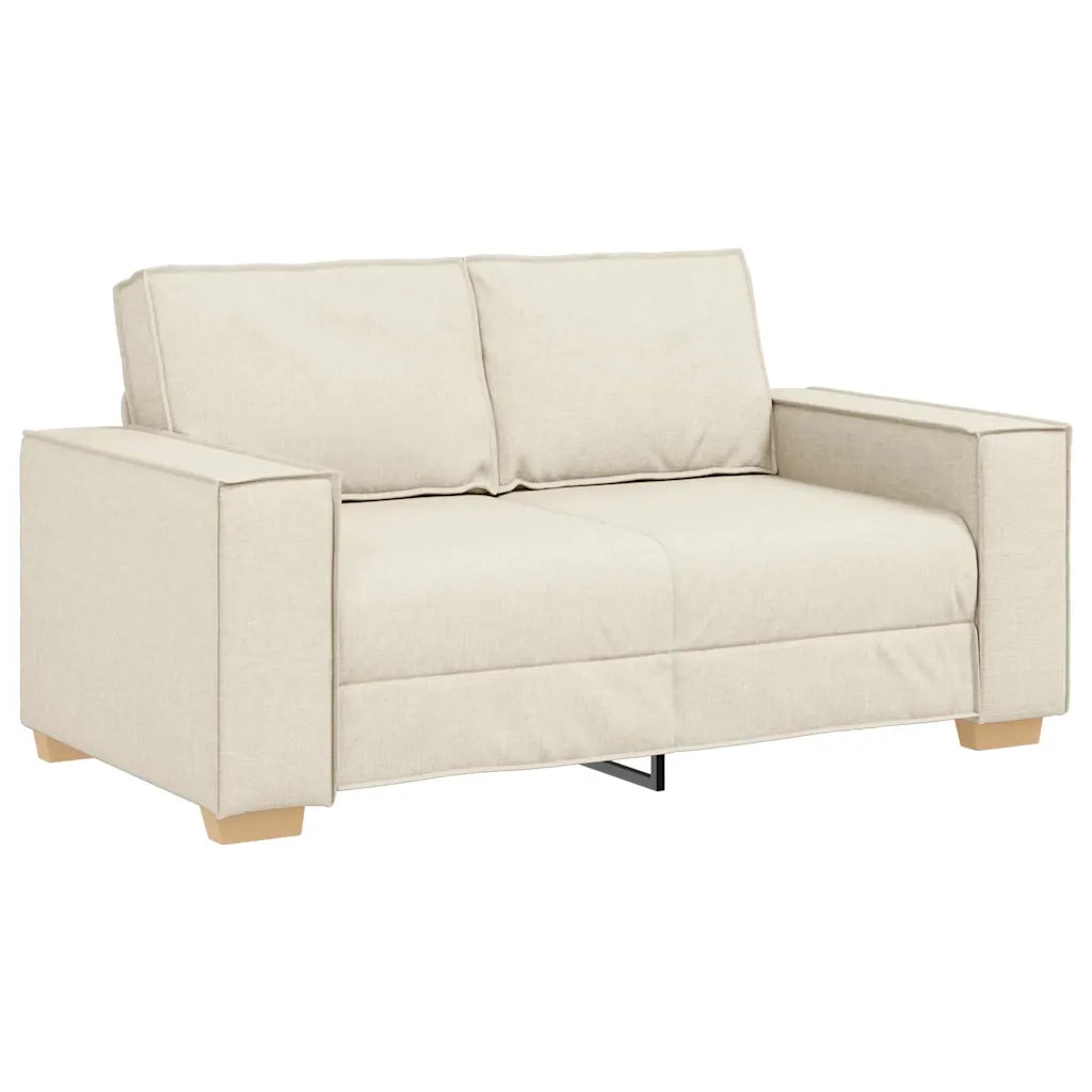 Set di divani 3 pcs Beige 220 x 80 x 84 cm Tessuto misto lino 3324604
