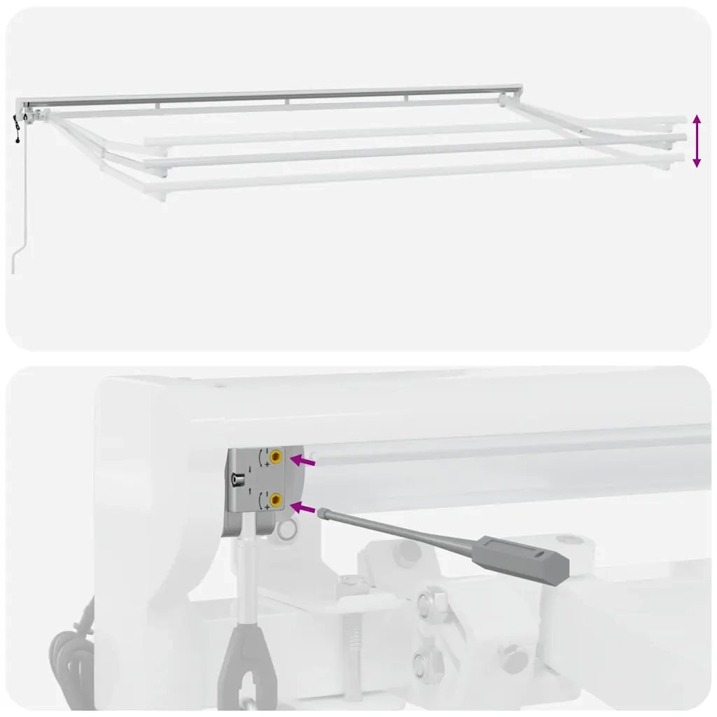 Struttura della tenda Borgogna 400 x 200 cm 3329812