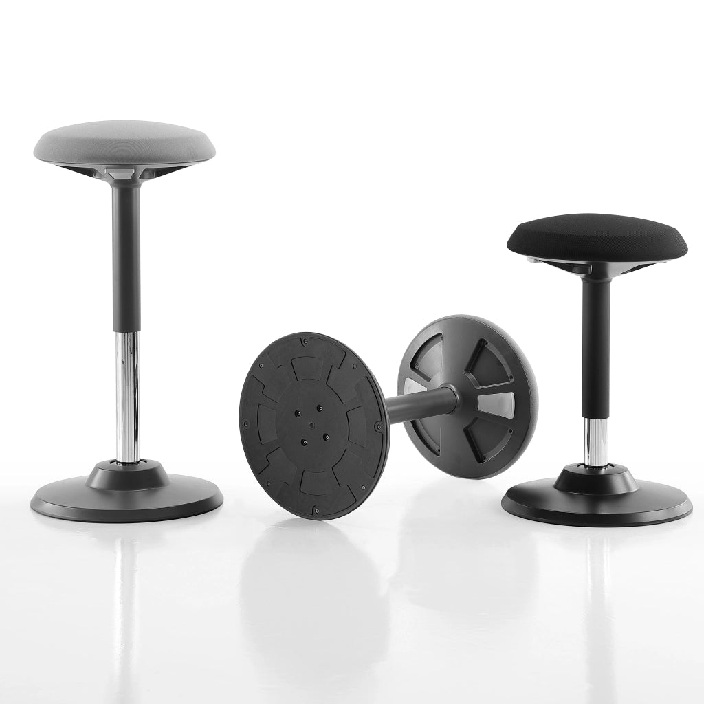 Sgabello da bar SITWELL nero-grigio