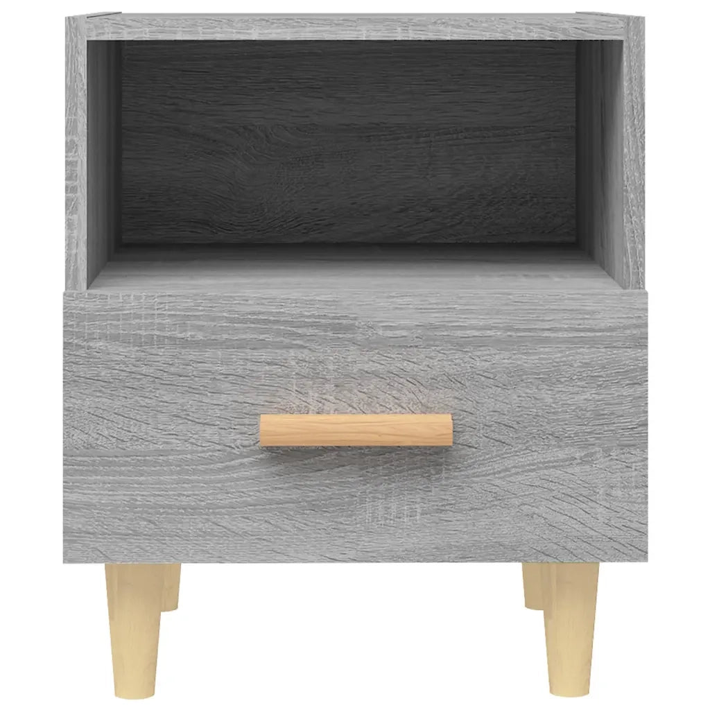 Comodino Grigio Sonoma 40x35x47 cm 817299