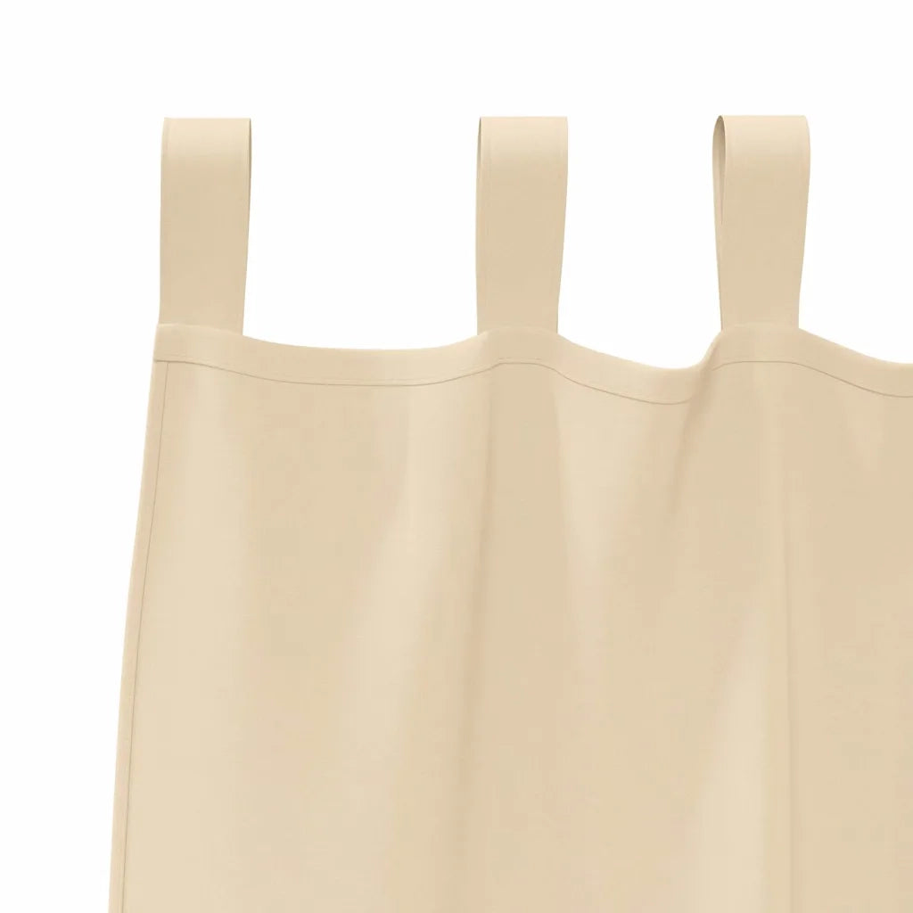 Tende Blackout con Anelli 2 pcs Crema 245 x 140 cm Poliestere 4107596