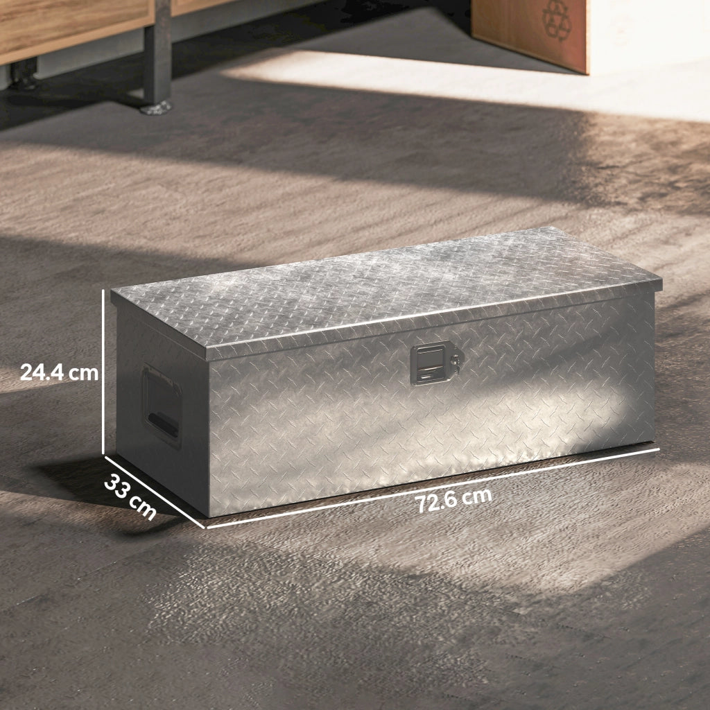 Cassetta degli Attrezzi ¨C Minimal ¨C Argento, Alluminio, 76.2x33x24.4 cm