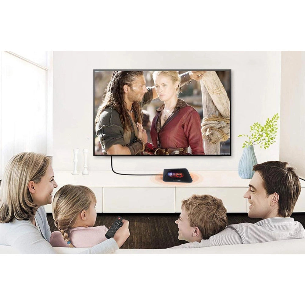 Trade Shop - Tv Smart Box 8k Android 10 Wifi 64g Rete 5g Con Telecomando Box Bluethoot Q96x -