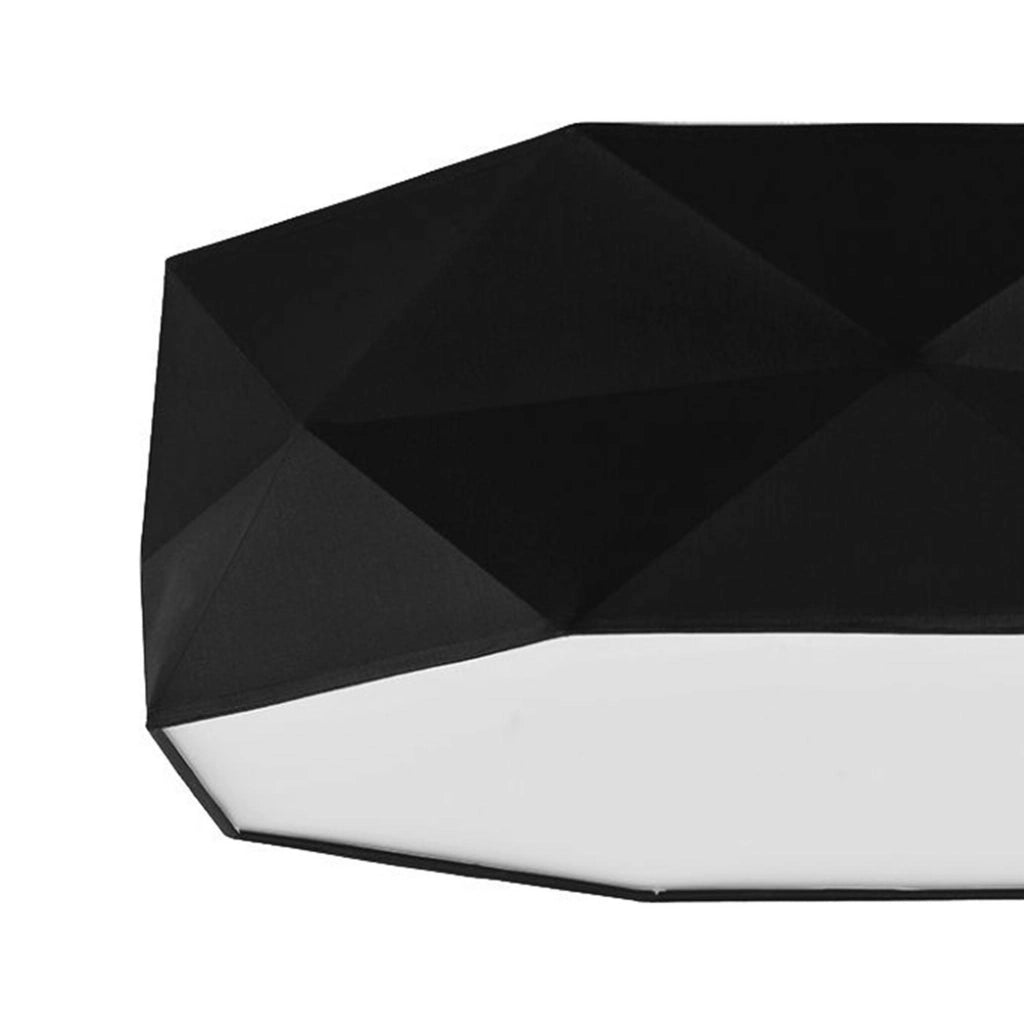 Plafoniera soffitto Kantoor TK-Lighting 4xE27 52cm nero/bianco
