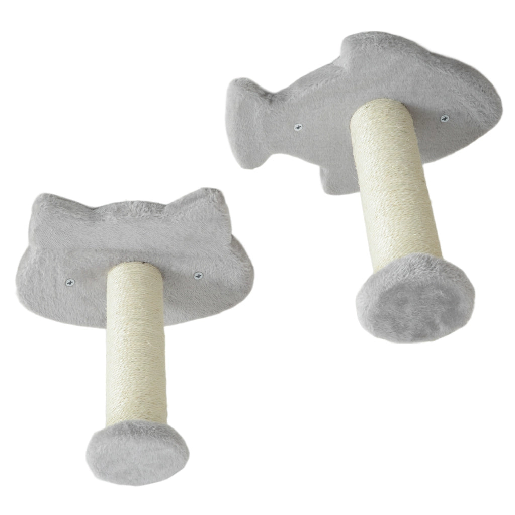 Letto per gatti con tiragraffi ¨C Minimal ¨C grigio chiaro