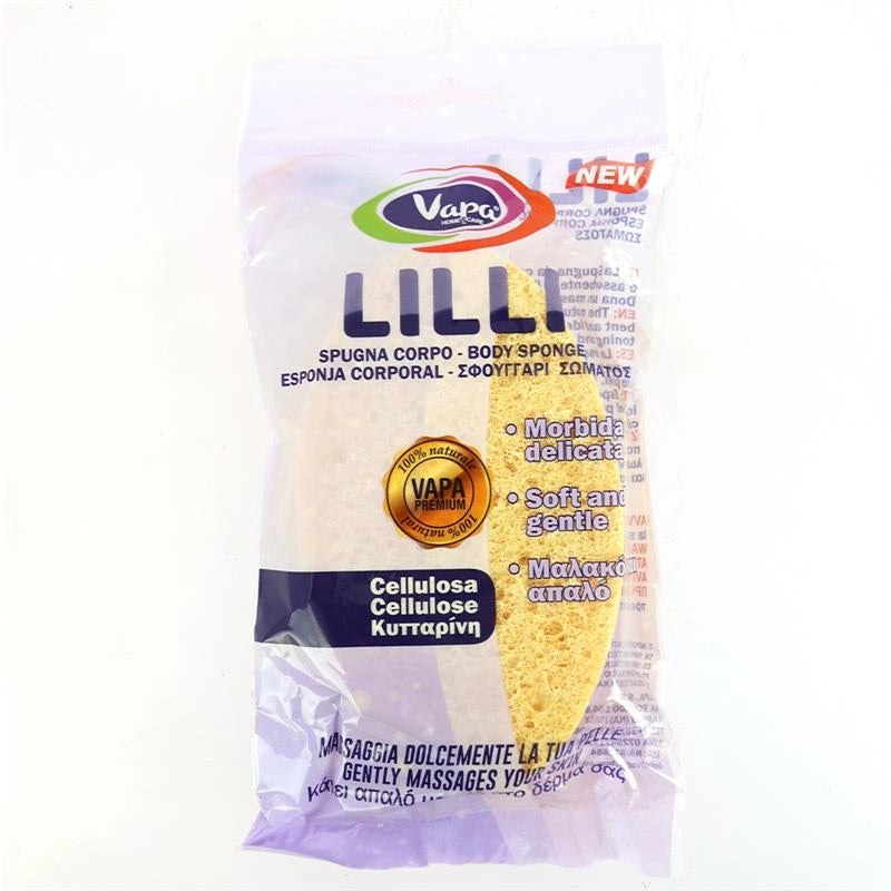 SPUGNA CORPO CELLULOSA VEGETALE LILLI