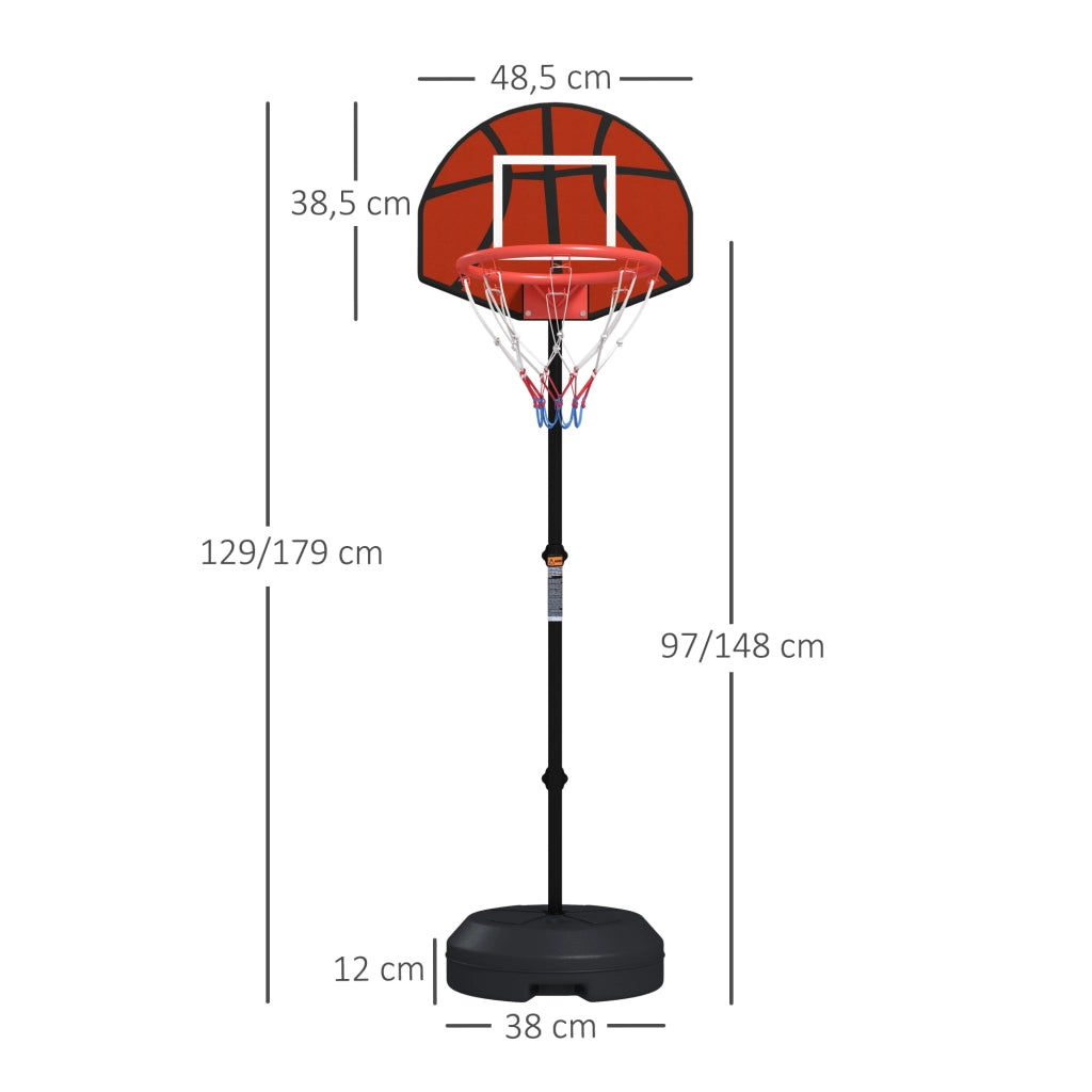 Canestro Basket Magnetico ¨C zephmum ¨C Nero 98-148cm