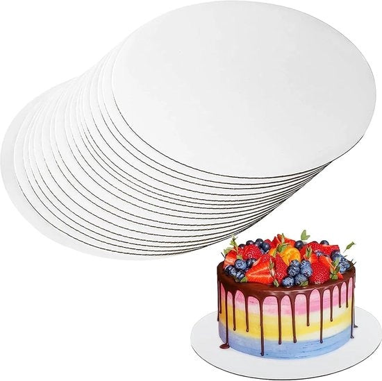 Tavoli per torta rotondi - Tavolo per torta - 20 pezzi - 30 cm