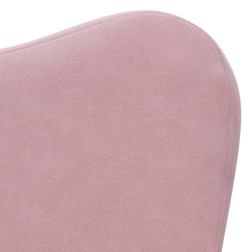 Divano Letto per Bambini Rosa in Morbido Peluche 357057