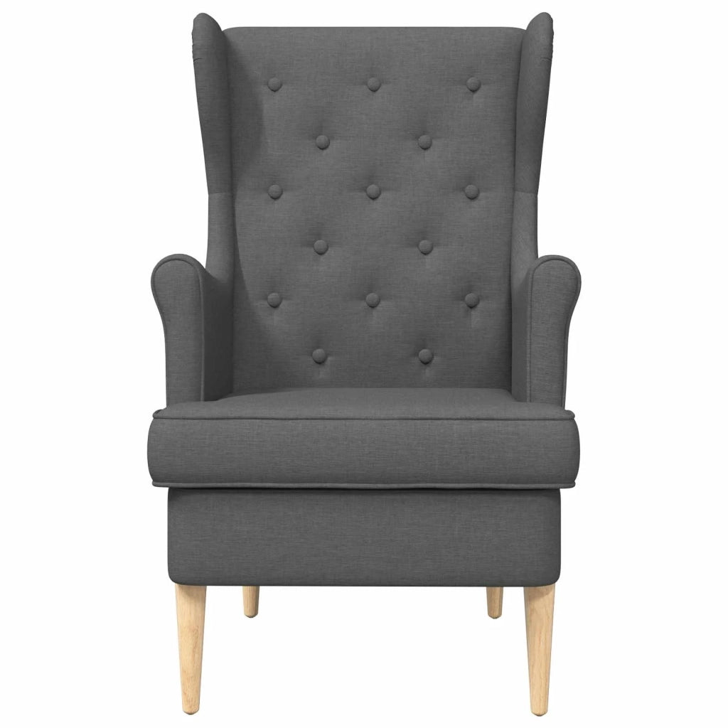 Poltrona | Sedia Relax Grigio Scuro Tessuto