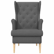 Poltrona | Sedia Relax Grigio Scuro Tessuto