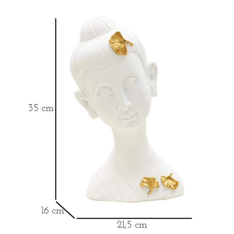 Testa Buddha -a- cm 21,5x16x35