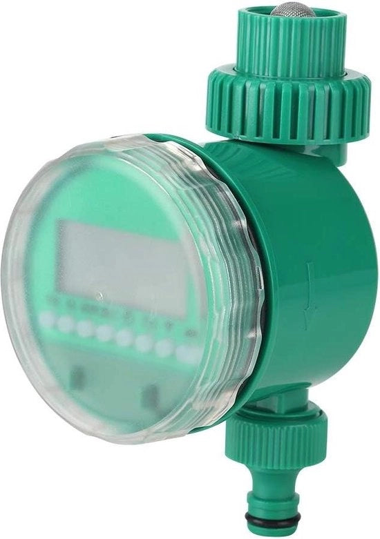 Timer irrigatore programmabile con timer per tubi - timer di acqua per gronda in giardino.