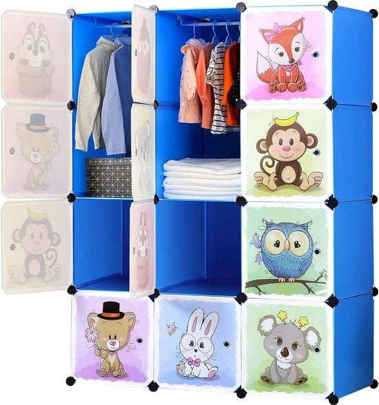 Cassettone espandibile per bambini con porta