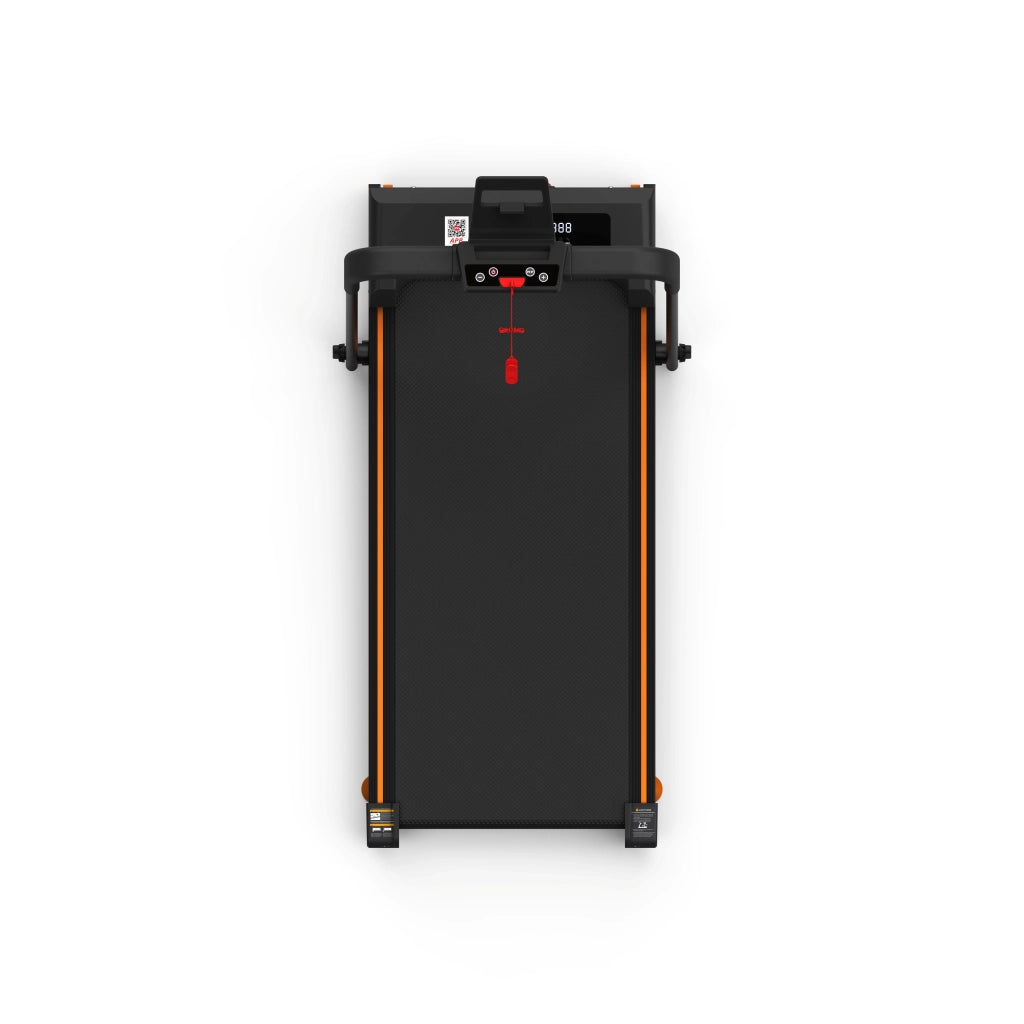 Tapis roulant domestico, con funzione di inclinazione, tapis roulant da tavolo compatto e portatile, portata massima 120 kg, nero