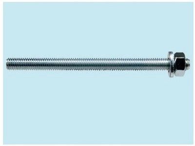 10 PZ BARRE FILETTATE CON DADO E ROSETTA FISCHER FIS A M MISURA M10X110