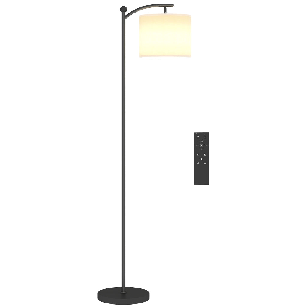 Lampada da Terra LED Dimmerabile con 5 Modalità Preimpostate 54,3x30,6x159,6 cm con Telecomando e Timer 60 Minuti in