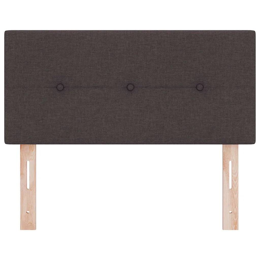 Testiera | Testata LED con strisce LED Marrone Scuro 100 cm Tessuto