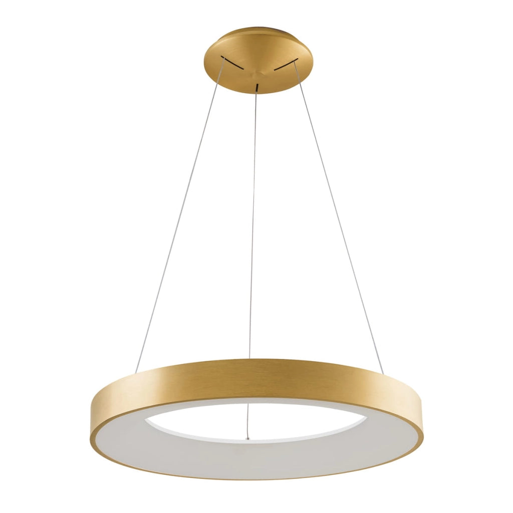 Lampada a sospensione Italux Giulia LED Ø60 oro 50W