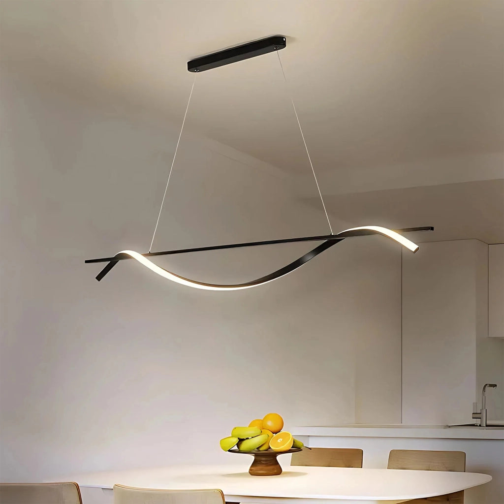 Lampada A Sospensione Lhj019-cp 120 Cm Nero