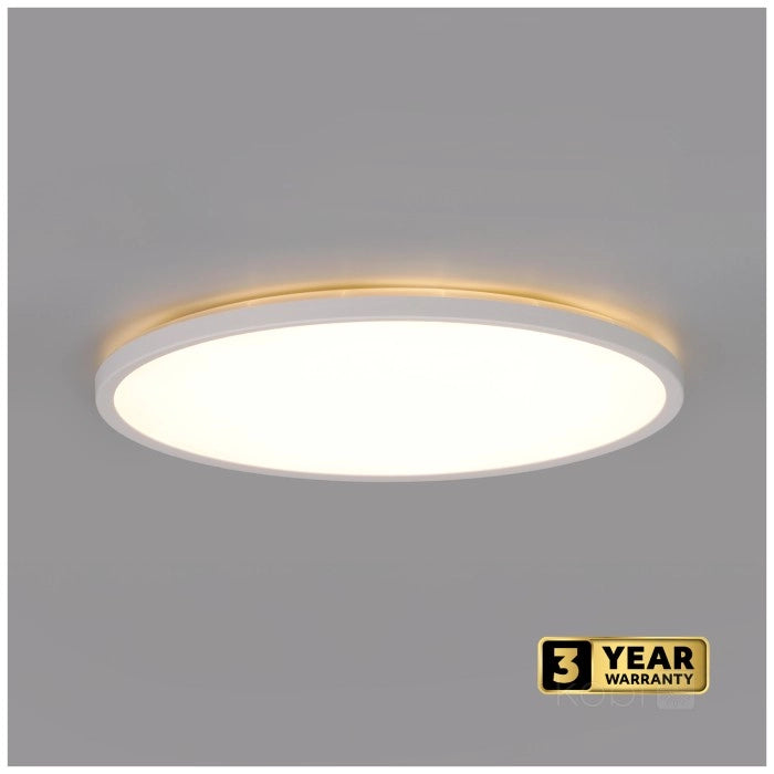 Plafoniera LED tonda 30cm 24W IP54 sensore telecomando