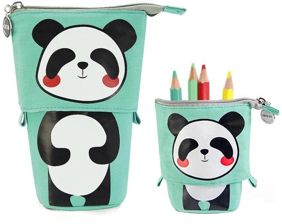 Etui per gatti, attrezzi per gatti, giocattoli per bambini gatti, attrezzi per gatti, regalo per ragazze ragazzi adolescenti, 12,5~19cm (Panda)