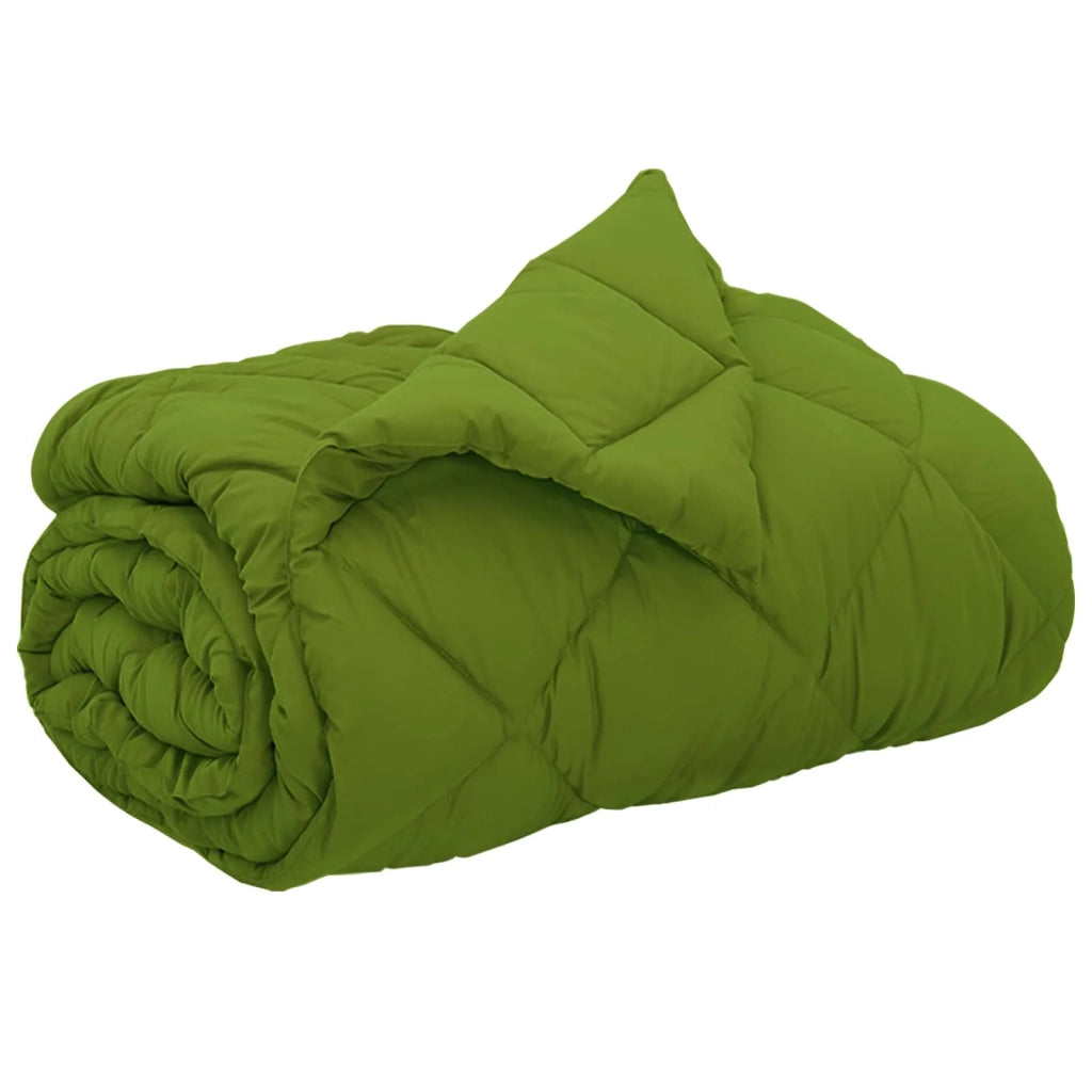 Piumone Completo Annuale Verde 220 x 240 cm Microfibra 42025557