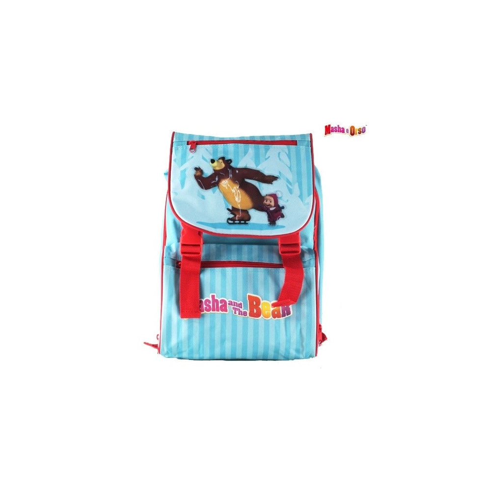 Trade Shop - Zaino Cartella Estensibile Scuola Masha E Orso In Poliestere Modelli Assortiti -