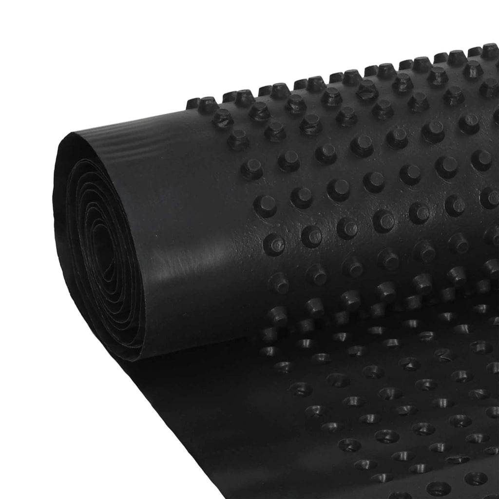 Foglio di drenaggio stampato 2 pcs Nero 0,5 x 20 m HDPE 42019913