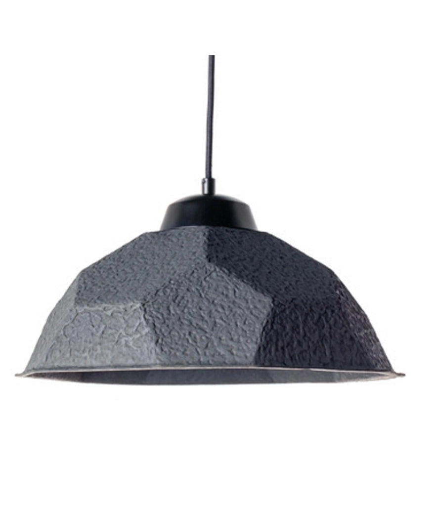 Egg Lampada a Sospensione in Cartone Riciclato Nero, Attacco E27 Max 40W, Design Eco-Friendly con Cavo Regolabile - Prodotto Iconico