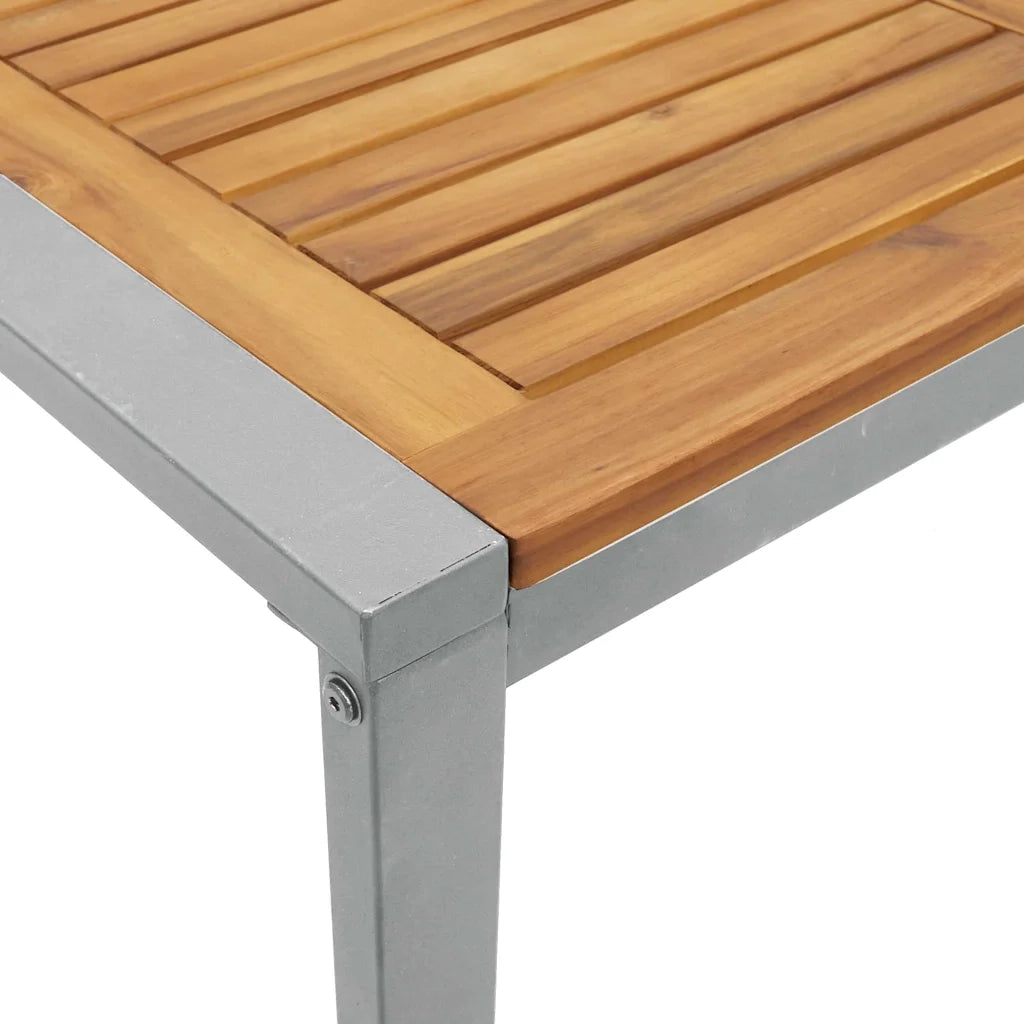 Set da Pranzo per Giardino 7 pcs Grigio 3284360