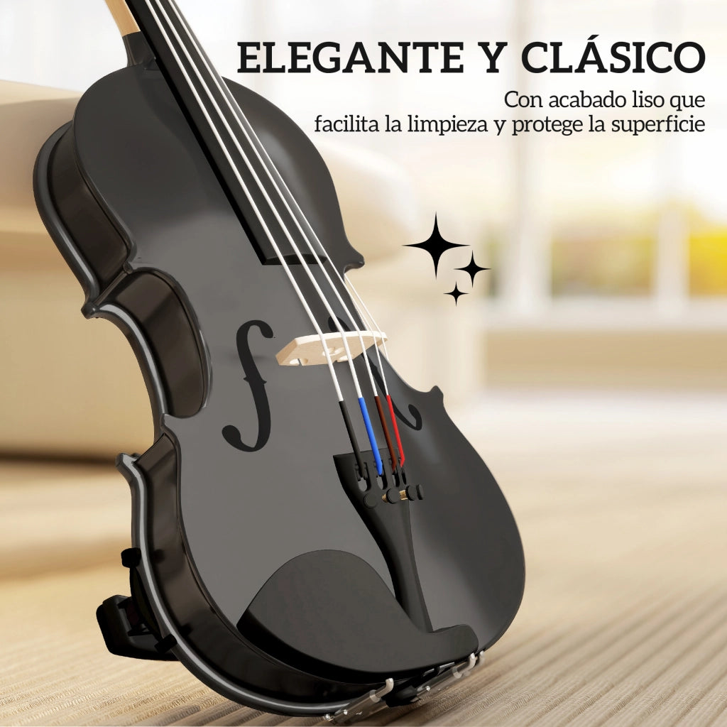 Violino 4/4 ¨C Minimal ¨C Nero con Custodia