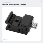 Set di 4 Supporti per Flash per Fotocamera Riscaldabili e Adattabili