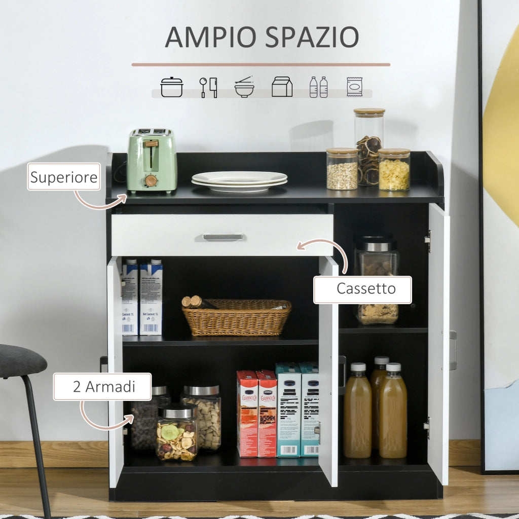 Armadio da Cucina ¨C Minimal ¨C Bianco 90x40x90