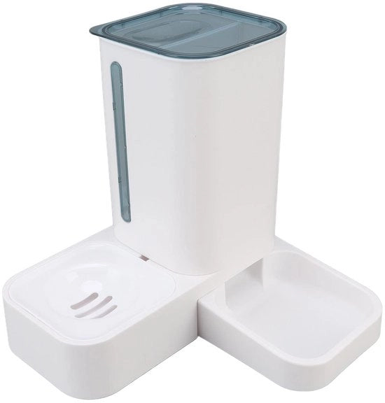 Ciotola per Animali Automatica 2-in-1 - Ciotola per Cani - Dispensatore d'Acqua - Grande Capacità 1,5 Litri - Ciotola per Cibo e Acqua - Salutare - Ciotola per Alimentazione Animale