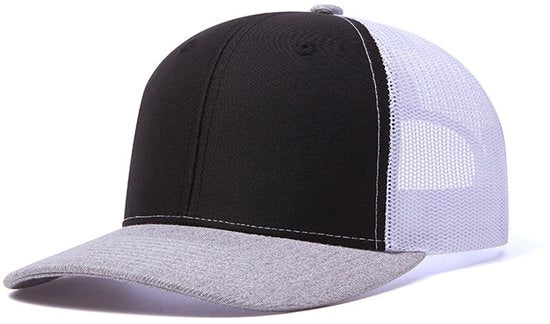 Cappello da Baseball per Uomo - Cappello da Baseball per Uomo e Cappello da Baseball per Donna - Tela Nera, Grigia e Bianca