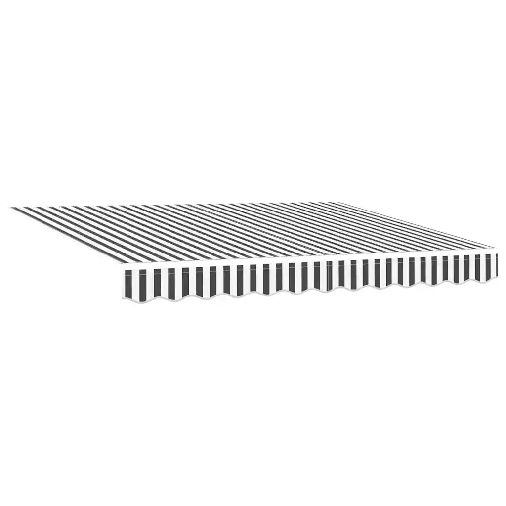Tenda Sole Retrattile Automatica 300x250 cm Antracite e Bianco 3215780