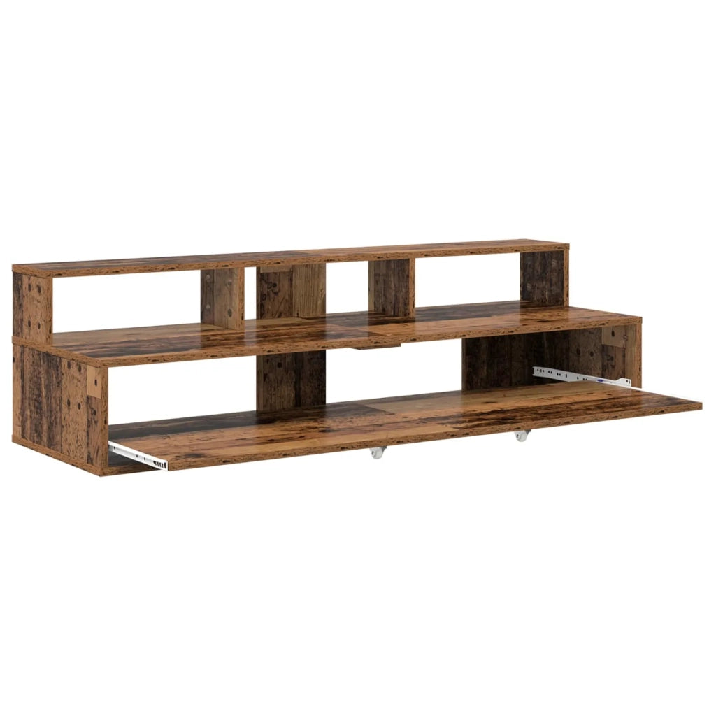 Scrivania studio Legno antico 130 x 42,5 x 36 cm 8006730