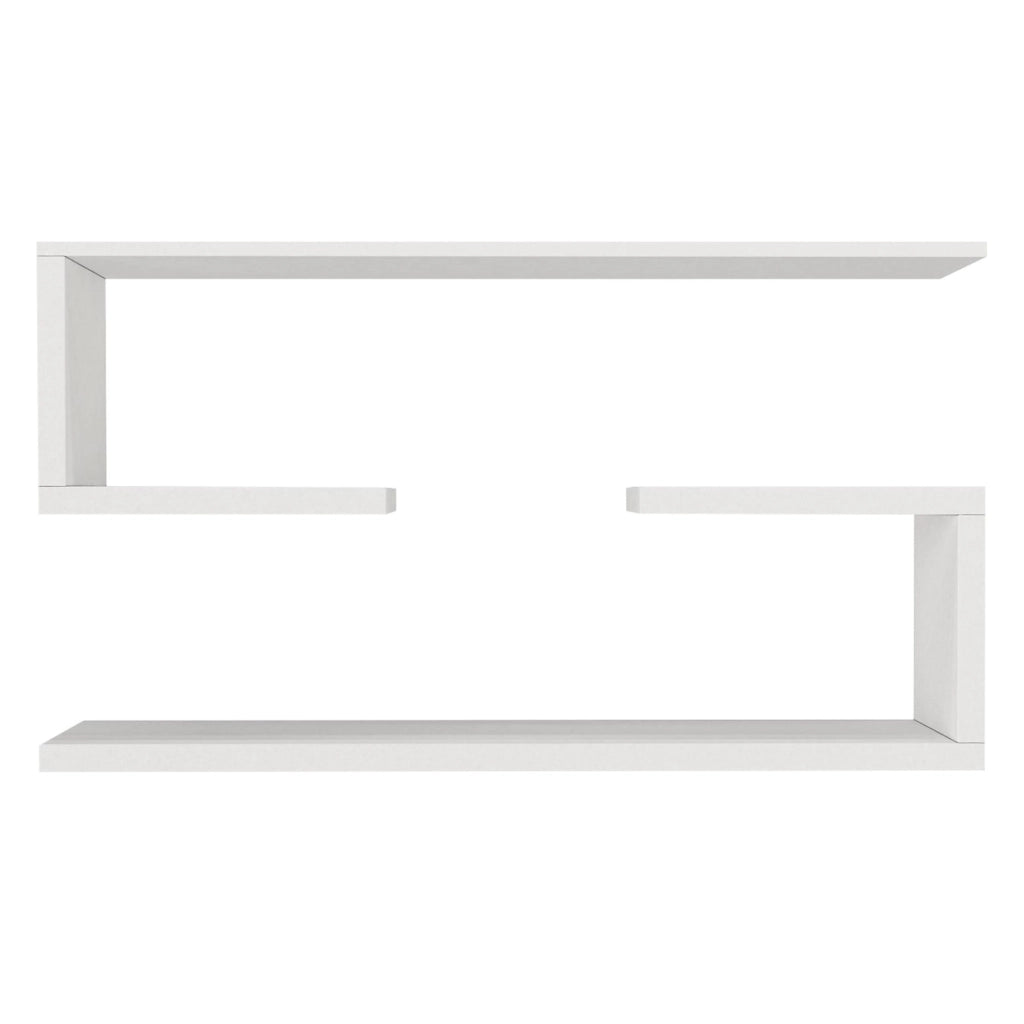 Savogna, Mensola 4 Ripiani, 60x15x18h cm Bianco