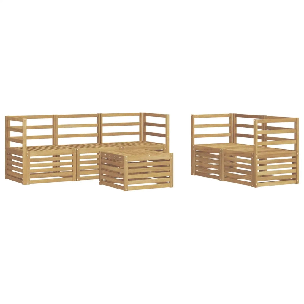 Set divani Legno di Acacia Massello 3391374