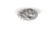 Plafoniera Moderna Flat Polilux ® Argento 1 Luce E14