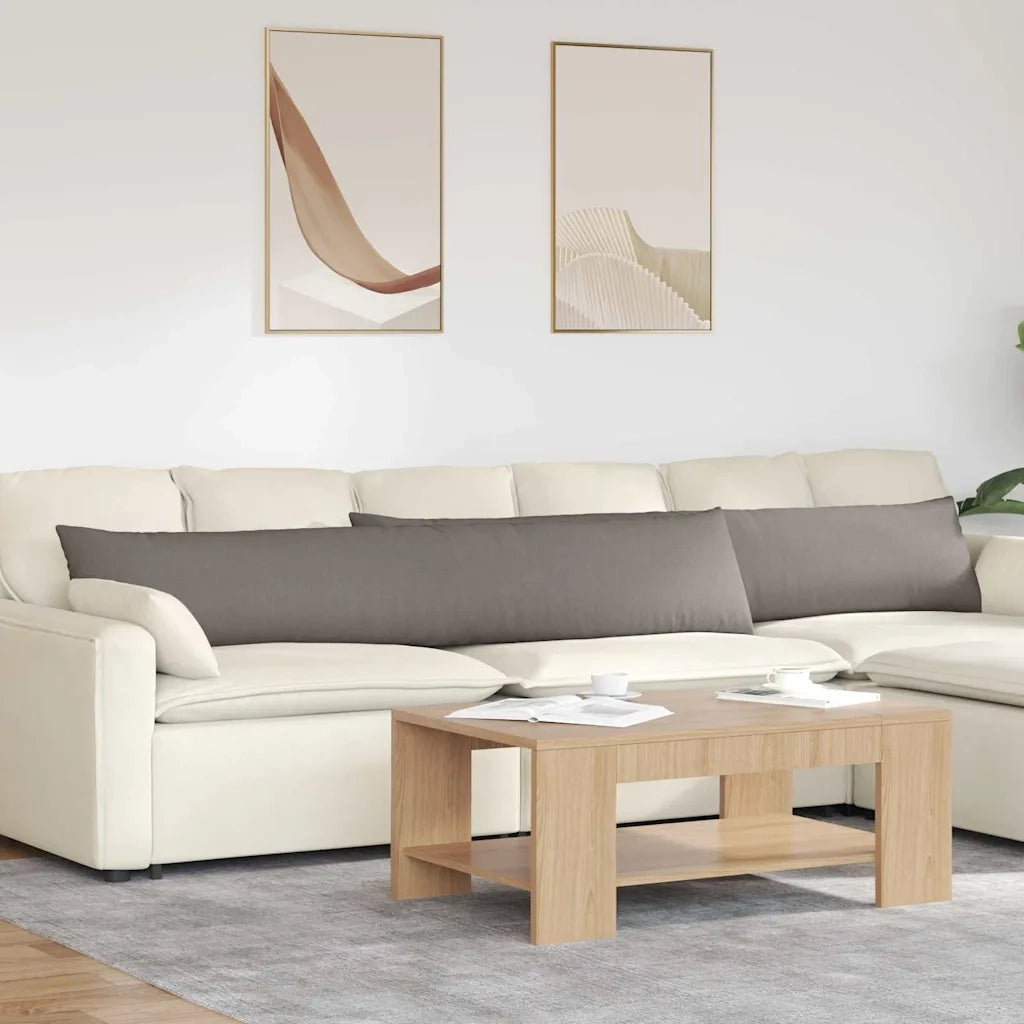 Cuscini da Divano 2 pz-Set di 2 Cuscini per Sofa Talpa 200 x 40 cm Tessuto 147477