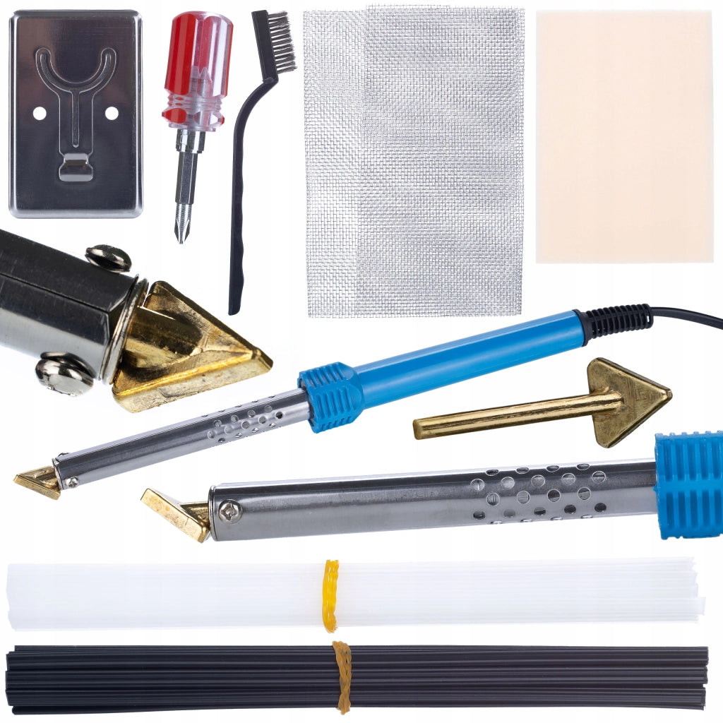Kit Saldatura Plastica Rosfix Blue Lark 80W BL80W – Versatilità e Sicurezza | 200 Graffette, 800 Graffette