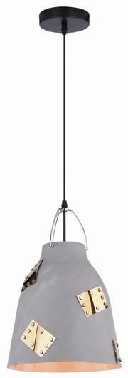 Lampada a sospensione Candellux Patch nera Ø25 E27
