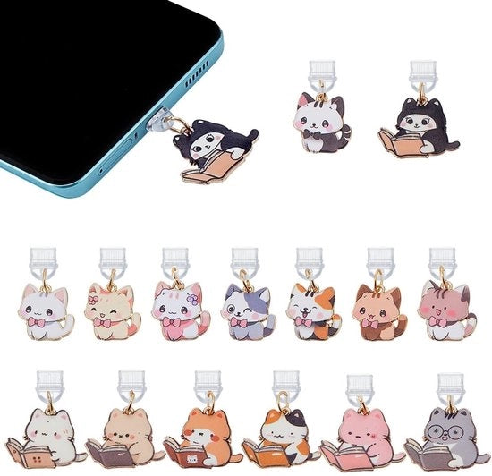 15 Pacchi di Cuscini per Telefono con Disegno di Gatti