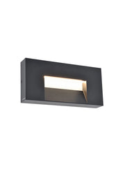 Applique esterna LED CCT ARTEO nera IP65 Lutec