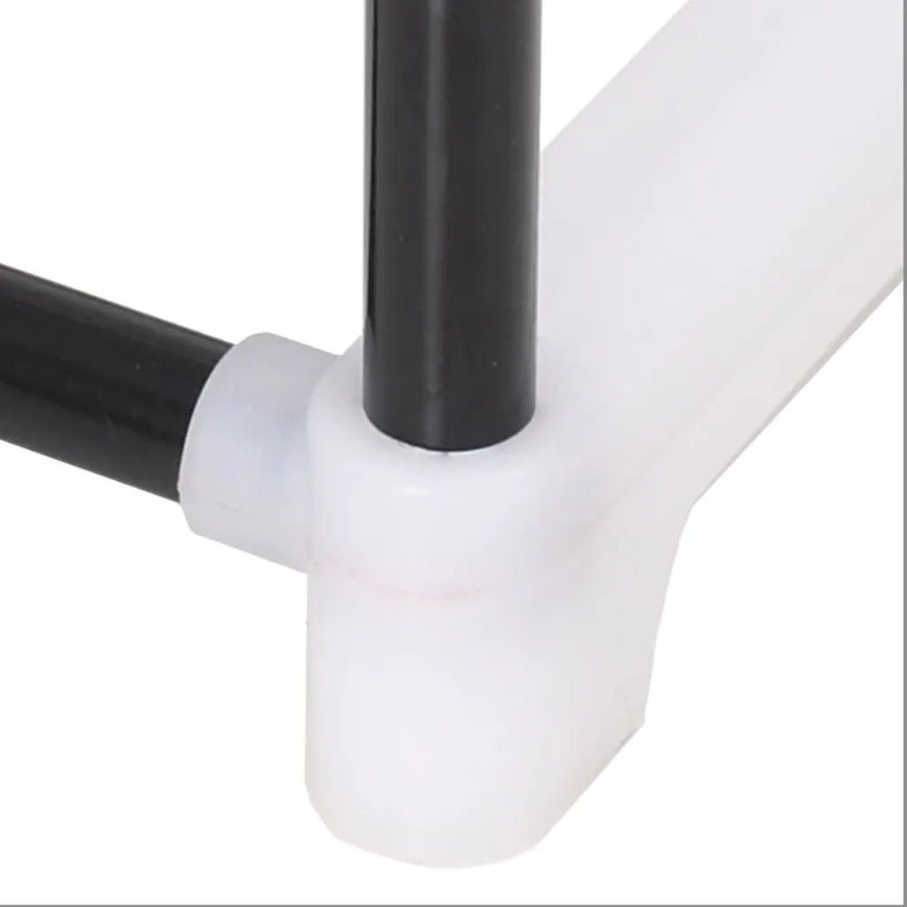 Scarpiera con 4 Ripiani-Scaffale per scarpe in Metallo e Plastica Nero