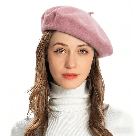 Cappello classico di design francese - Unico modello - 90% lana - Soffice/Comodo - Respiro/Affusione calda - Cappuccio