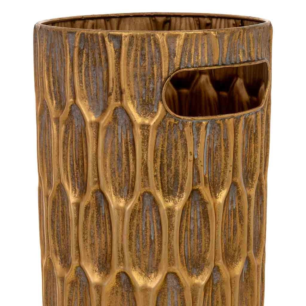 Portombrelli in metallo dorato 20x20x55h cm