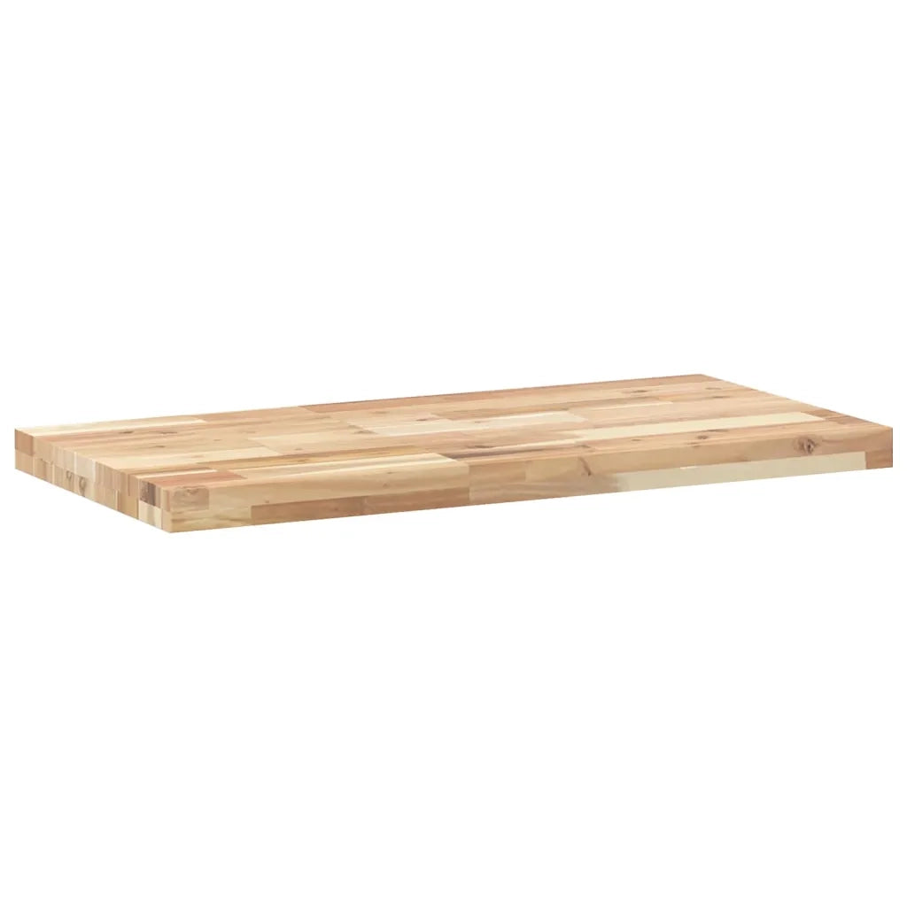 Mensole da Parete 2 pz 100x40x4 cm Legno Acacia Non Trattato 3279480